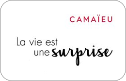 carte camaieu cadeau anniversaire Reductions Et Promotions Camaieu Achat De Cartes Cadeaux Moins carte camaieu cadeau anniversaire