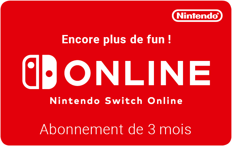 Cartes cadeaux Nintendo Switch Online en réduction